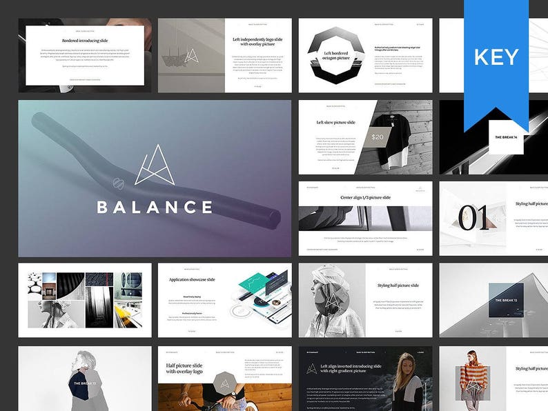 Eight Keynote Bundle Modern Presentation Templates image 8