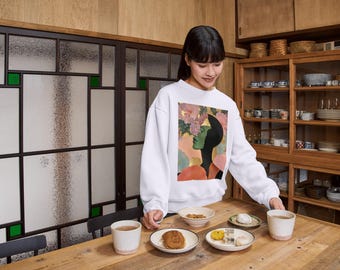 Arte de diseño gráfico único para prendas de vestir y estampados / Retrato estilizado de la silueta de una persona