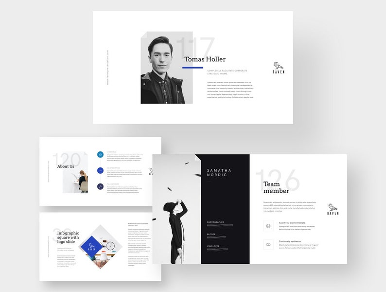 Raven Presentation Modern Keynote Template image 5