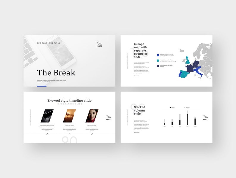 Raven Presentation Modern Keynote Template image 9