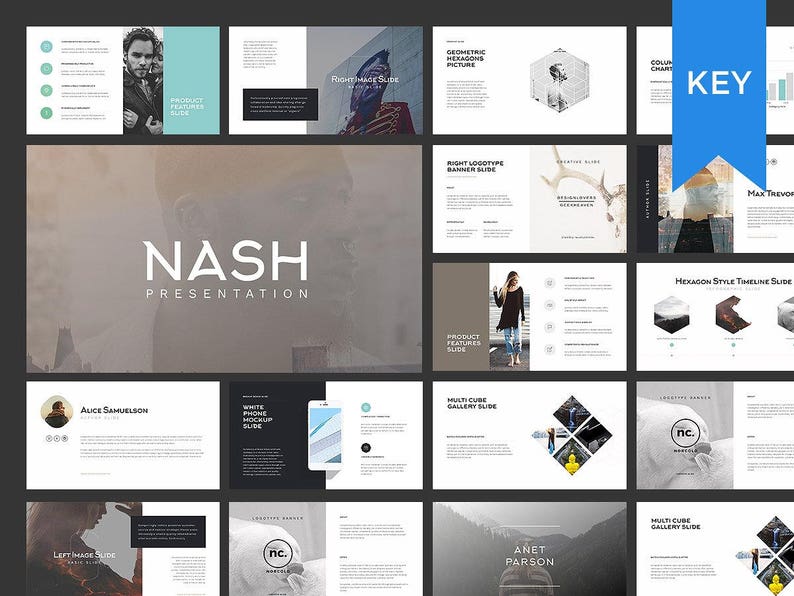 Eight Keynote Bundle Modern Presentation Templates image 7