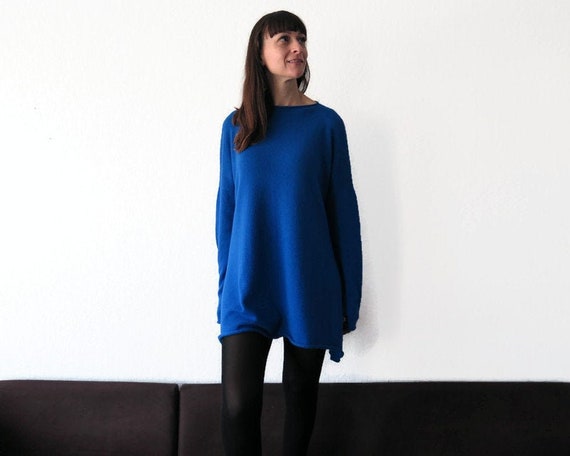 Oversize Cashmere Sweater Dress Tunic 