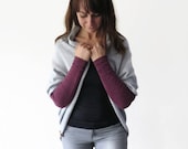 Knitted oversized cocoon cardigan sweater, Cashmere merino wool knit loose wrap, Minimalist warm shrug, Boho style coat, Cashmere jacket