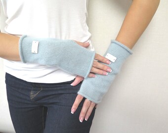 Cashmere Strick Armstulpen, Rosa Gestrickte Handschuhe, Cashmere Wolle, Geschenkidee Weihnachten, Leichte Gestrickte Pulswärmer, Armstulpen für Frau und Mädchen