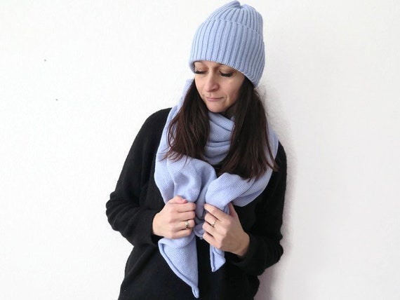 Cashmere Hat Knitted Merino Wool Beanie Bonnet Cachemire | Etsy