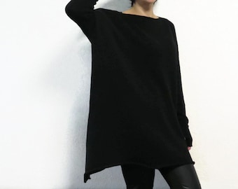 Cashmere Blend Tunic Sweater for Women 