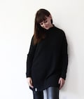 cashmere sweater oversized, cashmere tunic sweater plus, cashmere sweater hand knit, hand knit cashemere sweaters for women, merino tunic product logo