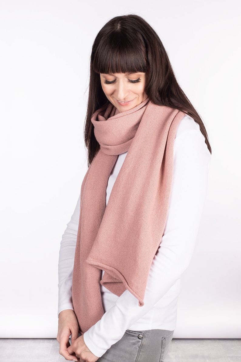 womens cashmere marled shawl wrap lilac blush