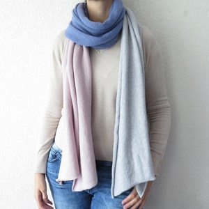 Knitted cashmere scarf, striped cashmere scarf, cashmere scarf, cashmere shawl, infinity scarfs for women, kaschmirschal, cashmere scarf men