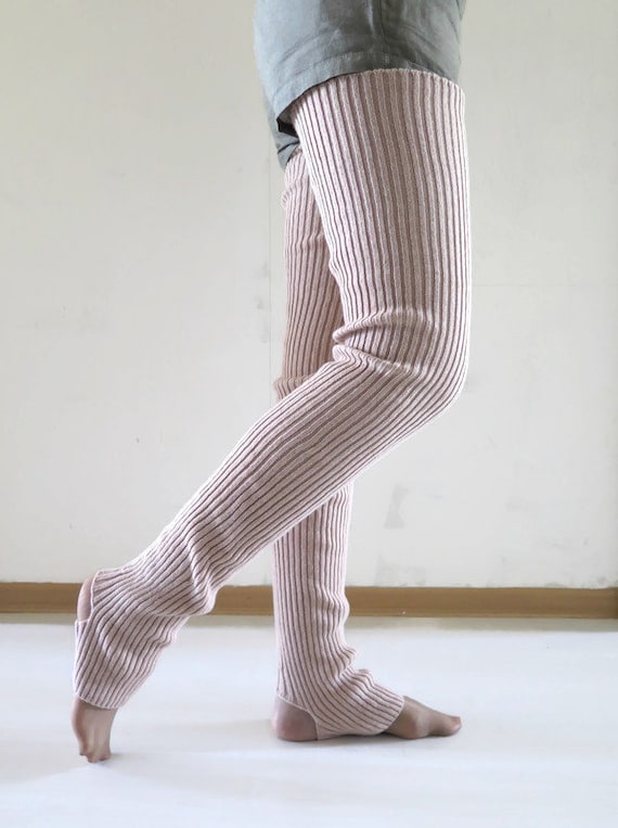 Merino Wool Stockings, Womens 100% Wool Thigh High Leg Warmers