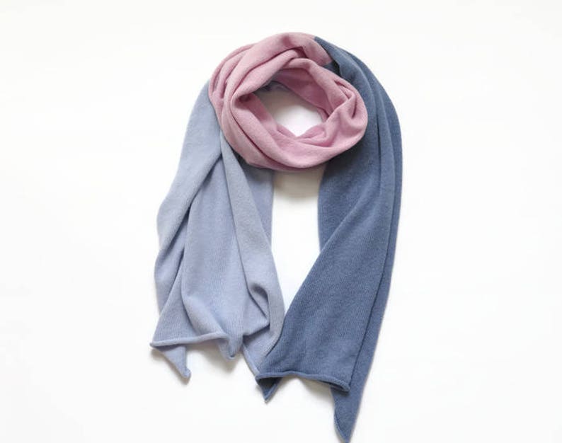 SCARF 180 CM IN BLUSH PINK CASHMERE 407385