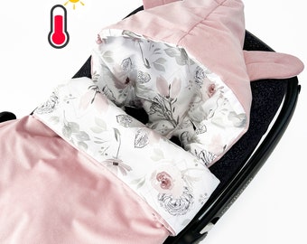 Baby Fußsack Schlafsack,HERBST, für Babyschale Übergang Babyfußsack Herbst leicht wattiert, Einschlagdecke Kinderwagen Bett Wiege