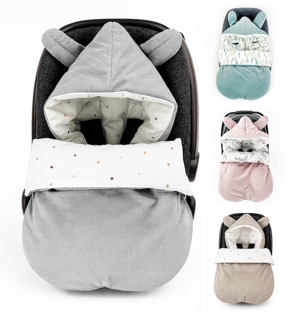 Winterfusack Fusack Babyschale Winter Herbst Babyfusack warm,  Einschlagdecke Baby Kinderwagen Buggy universal 3-Punkt 5-Punkt Gurt GRAU -  Etsy sterreich