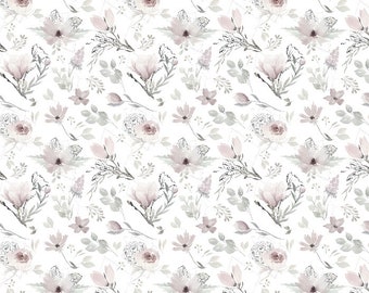 0.5 meter COTTON flower fabric fabric sold by the meter roses flower 160 cm