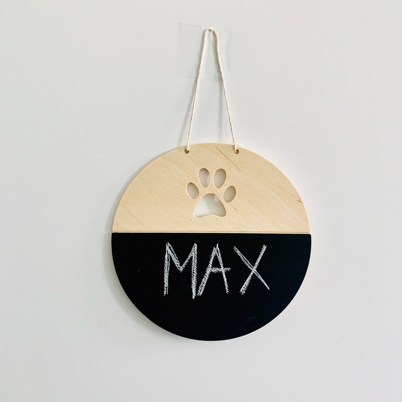 Personalisierte Namensschild Hunde Holzschild Türschild Hund Etsy