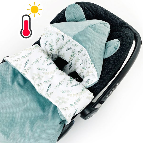 Baby Fußsack Schlafsack,HERBST, für Babyschale Übergang Babyfußsack Herbst leicht wattiert, Einschlagdecke Kinderwagen Bett Wiege