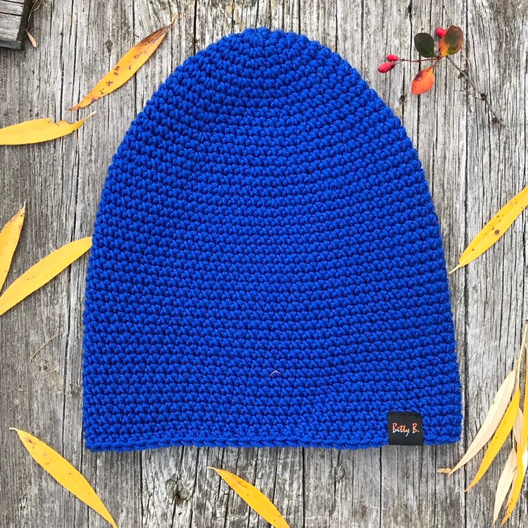 Beanie Hat in Cobalt Blue Women's Hat 