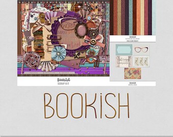 Bookish - Literature, Books, Reading [Digital Scrap Bundle]