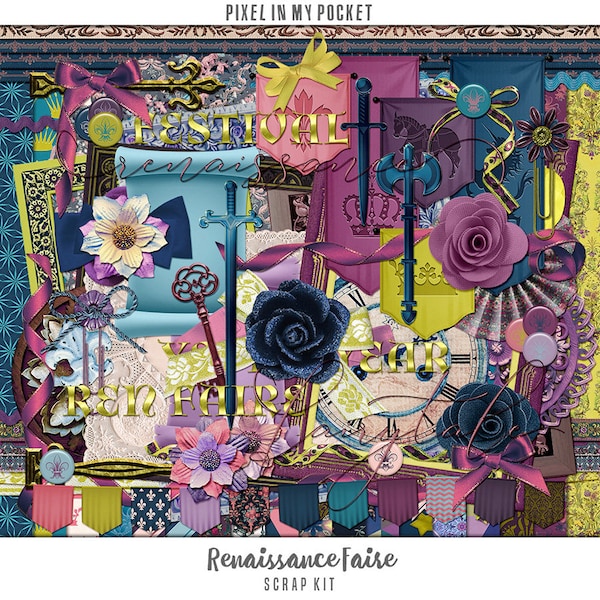 Renaissance Faire - Documenting Historical Festivals [Digital Scrap Kit]