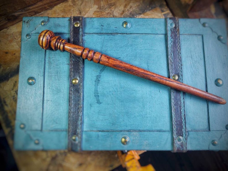 Red Oak and Phoenix Feather Core Wand 12 1/8 Long Etsy