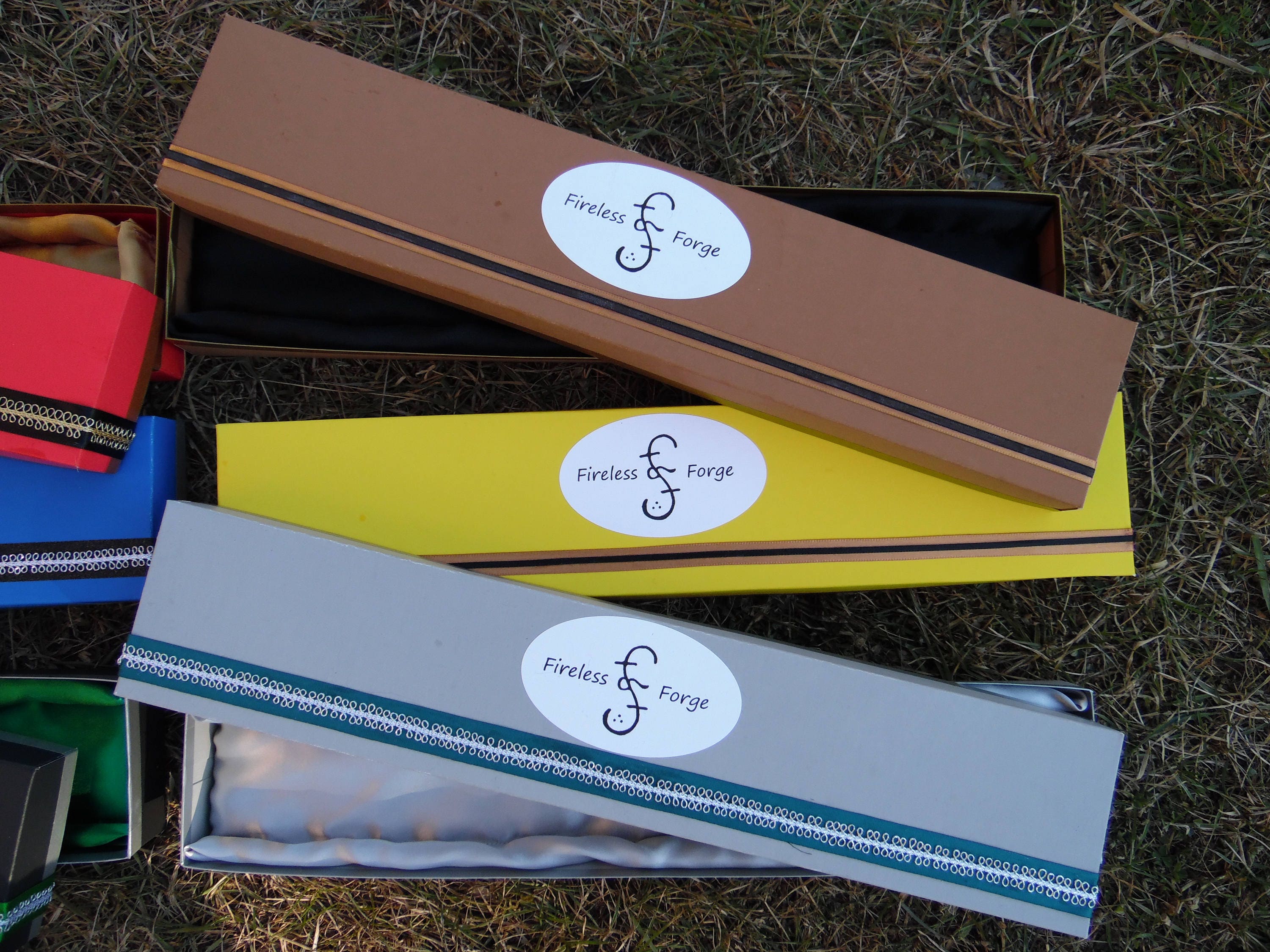 Custom made wand boxes many color combinations available Etsy