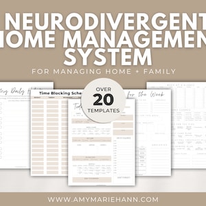 Neurodivergentes Heimmanagementsystem, entwickelt für Mama mit ADHS