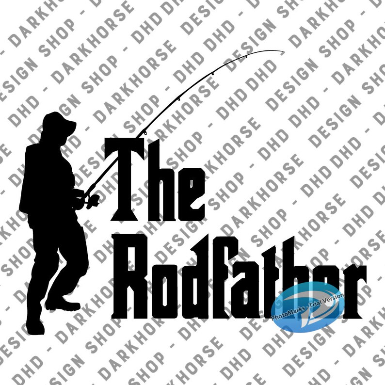 The Rodfather SVG The Godfather Fishing svg Fisherman svg ...