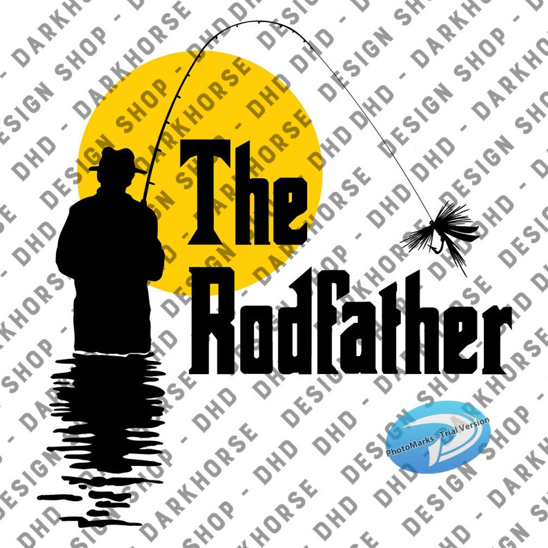 The Rodfather SVG The Godfather Fishing svg Fisherman svg ...