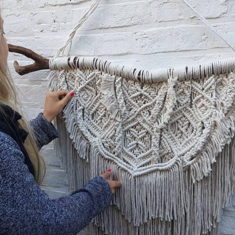 Large Macrame wall hanging/wedding backdrop/ wall tapestry/ Etsy