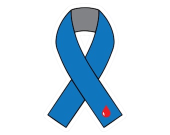Typ 1 Krieger, Typ 1 Krieger, T1D Aufkleber, Typ 1 Krieger, Typ Eins Stark, Typ 1 Aufkleber, Aufkleber Blaues Band