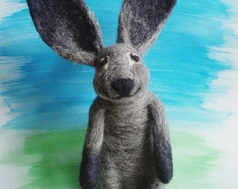 Bunny - Needle felted 100% wool