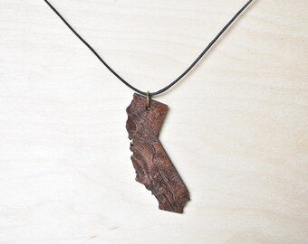Redwood Burl California Necklace
