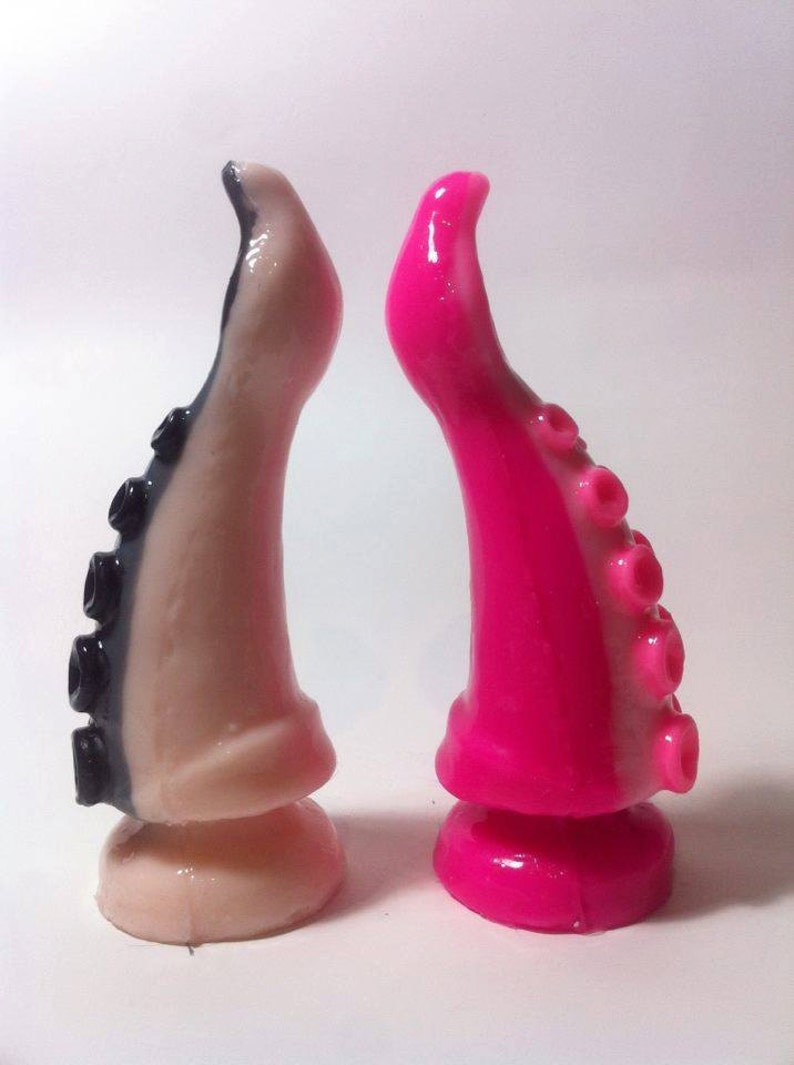 Custom Three Colour Tentacle Dildo Tentacle Sex Toy Hentai