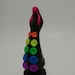 Mature, Tentacle Dildo, Rainbow Tentacle Dildo,  Hentai, Ecchi, Adult Toy, Mature Fantasy Sex Toy, Silicone Sex Toy,  UV Reactive 