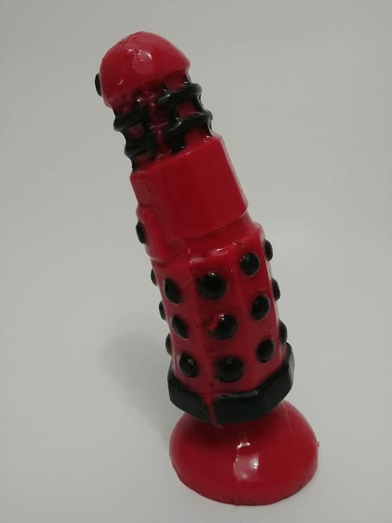 Dalek Inspired Dildo Black And Red Dild