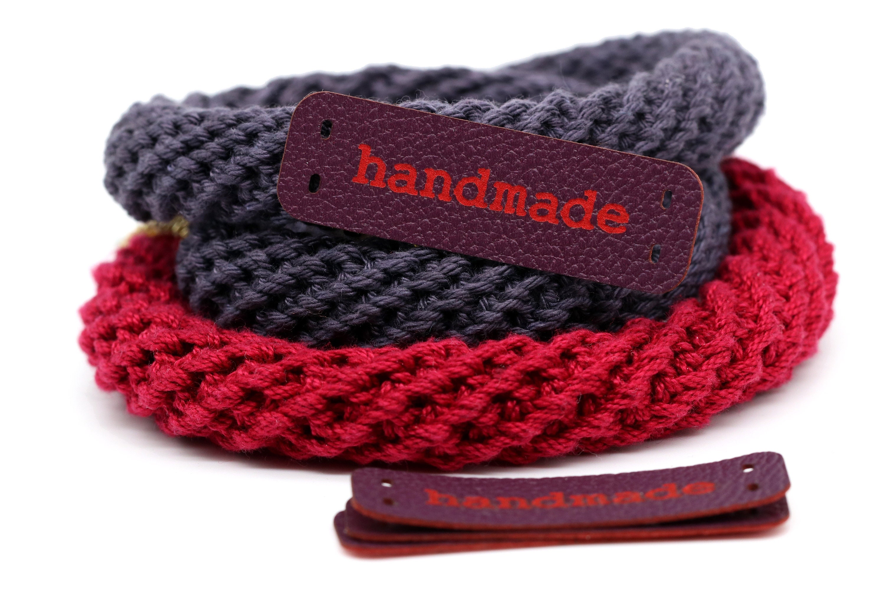 Handmade Label - Red Handmade Label - Red