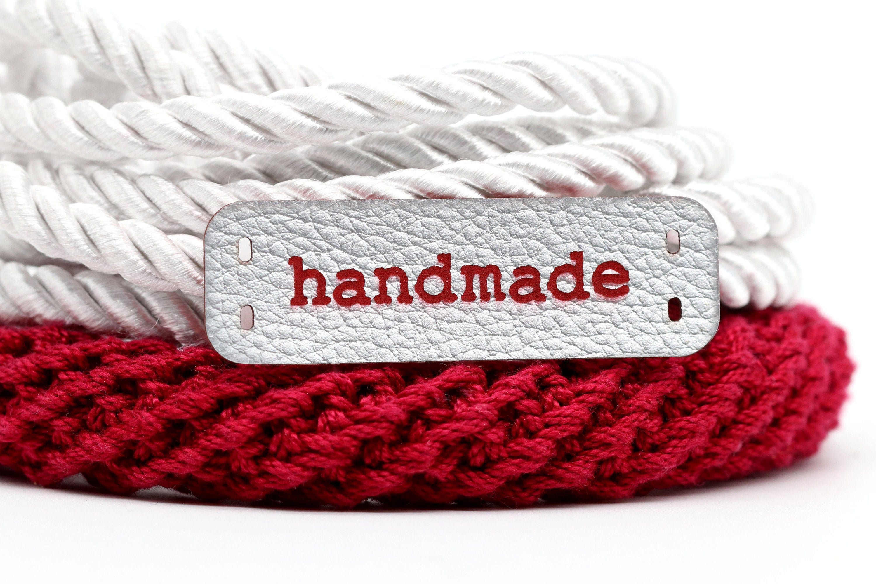 Handmade Label - Red Handmade Label - Red
