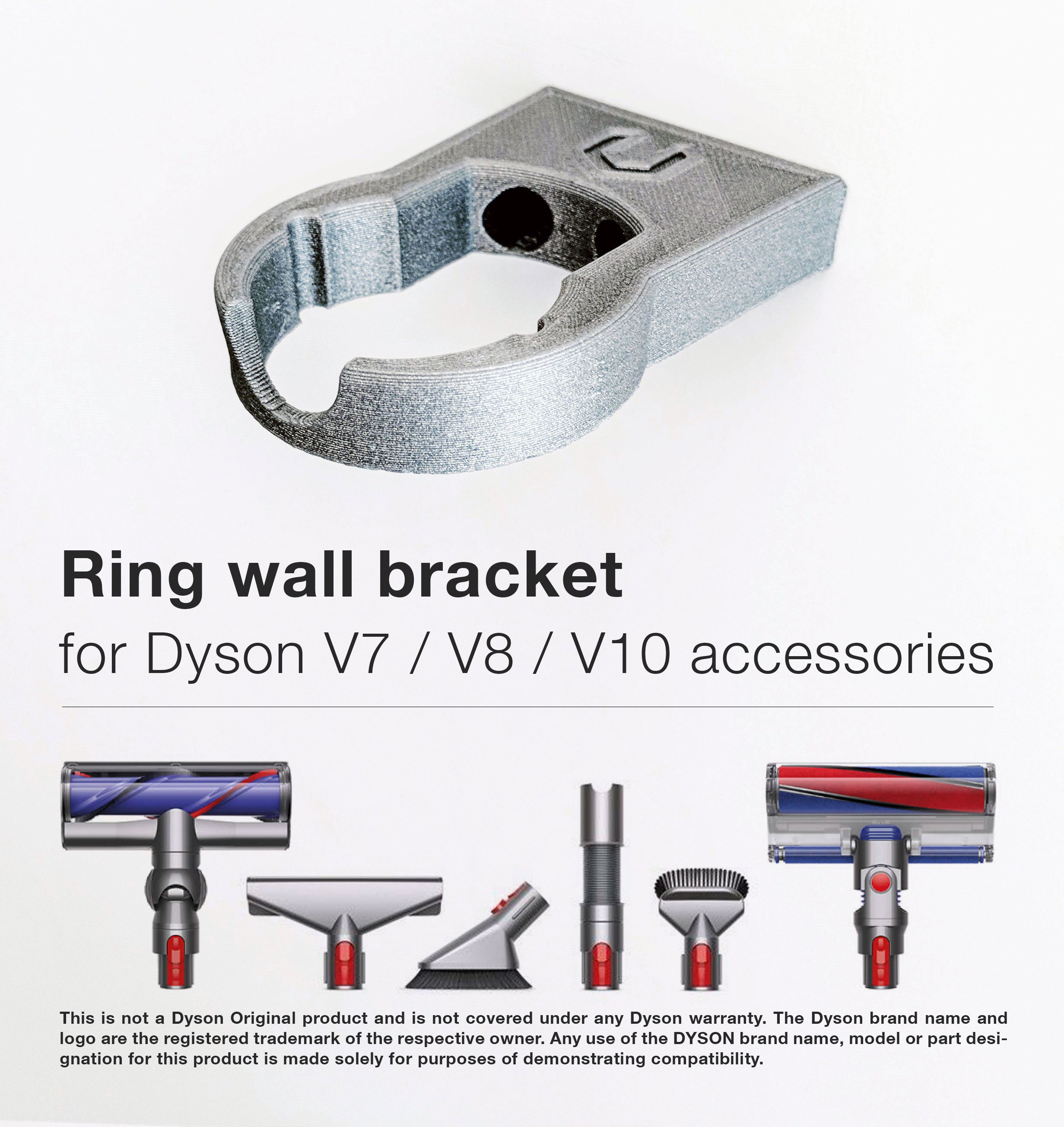 Accessories Ring wall bracket for Dyson V7 / V8 / V10 Etsy
