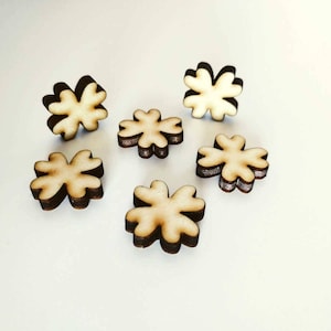 Trèfle à quatre feuilles pour les décorations-50 PC | Feuille de trèfle | Formulaires, modèles et tuiles décoratives