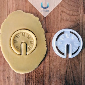 Lemon slice Cookie Cutter Exclusive Dough stamps image 2