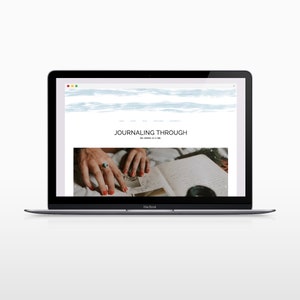 Plantilla de blogger prefabricada - Diario a través