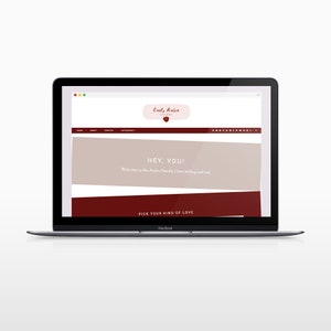 Plantilla de blogger prefabricada - Emily Arden