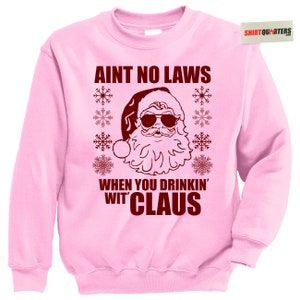 Tekashi 69 Tekashi69 6ix9ine stop snjeuk op Santa Claus rat Dames Kerst trui zwart hohoho Badass Fashion