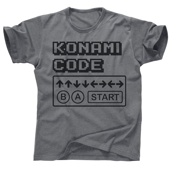 Konami code t clearance shirt