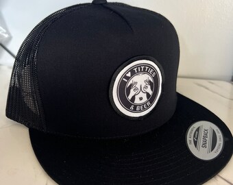 J'aime les fous et le chapeau de patch de bière