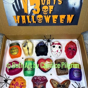 MOLD - Thirteen Days of Halloween Advent Plastic Bath Bomb Mold