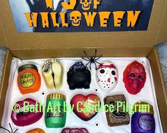 MOLD - Thirteen Days of Halloween Advent Plastic Bath Bomb Mold