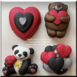 FORMULAR - Love Collection Kunststoff Badebomben Formen