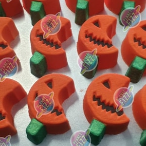 MOLD - Bitten Pumpkin Plastic Bath Bomb Mold - 5.25 ozs - CBB - R3B7