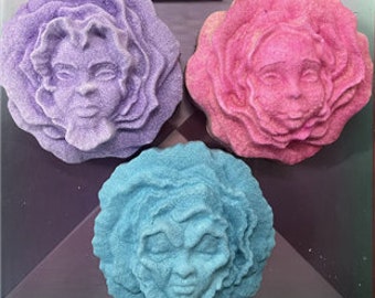 MOLD - Mystical Flowers Plastic Bath Bomb Mold(s)